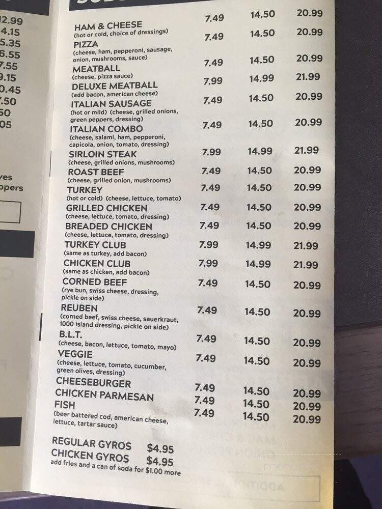 Donna D's Pizza - Ashland, OH menu_pic