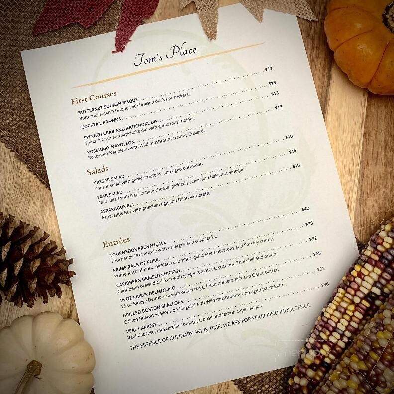 Tom's Place - De Soto, IL menu_pic
