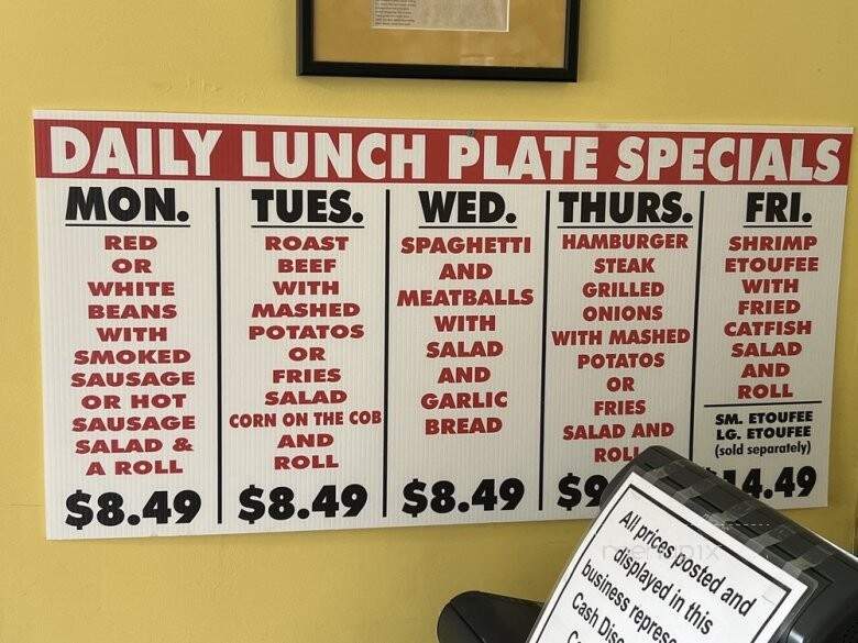 Chubbies Fried Chicken - New Orleans, LA menu_pic