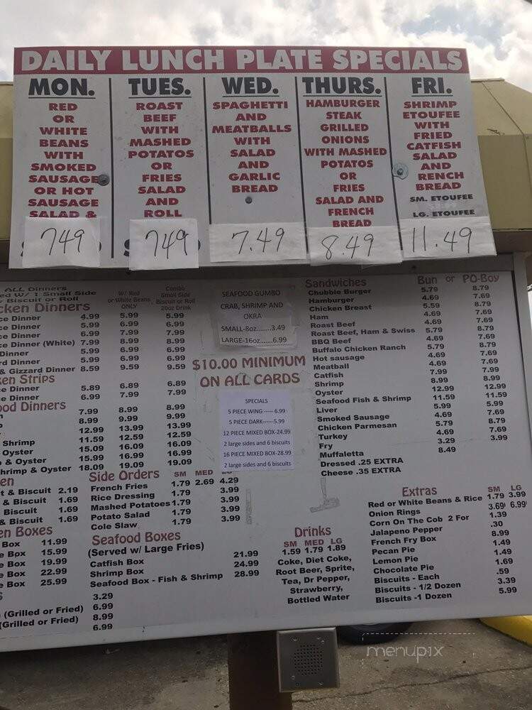 Chubbies Fried Chicken - New Orleans, LA menu_pic