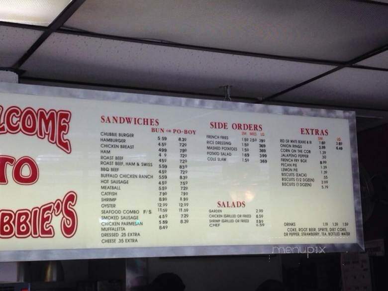 Chubbies Fried Chicken - New Orleans, LA menu_pic