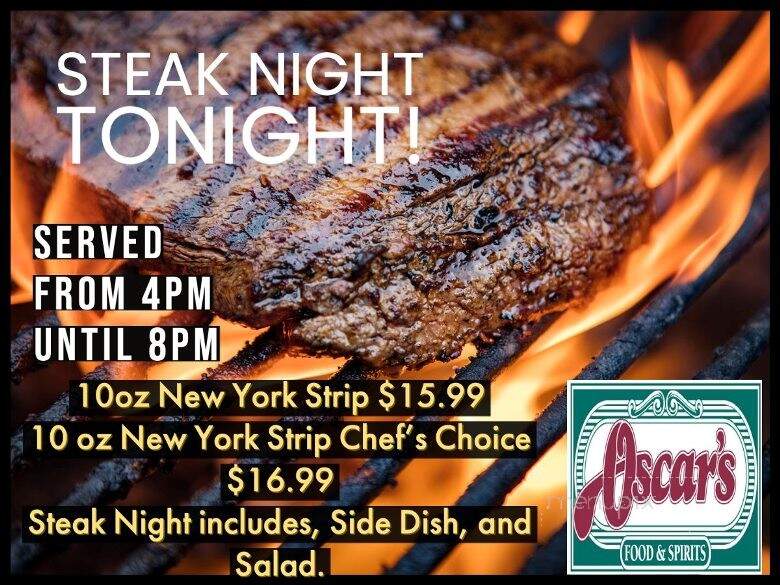 Oscar's - Cumberland, MD menu_pic