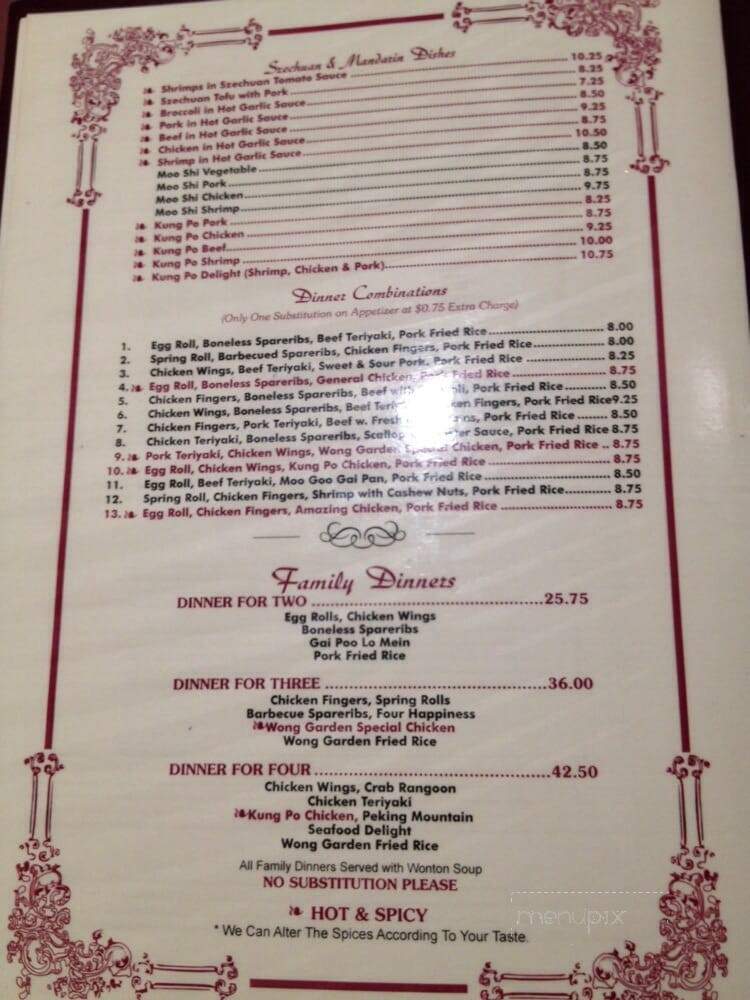 wong garden menu belchertown