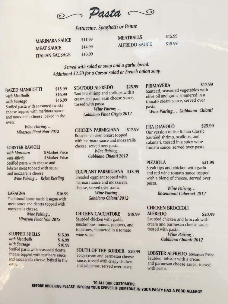 Angelo's Pizza & Grill - Rouses Point, NY menu_pic