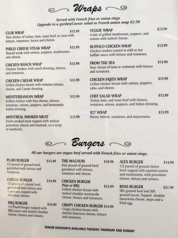 Angelo's Pizza & Grill - Rouses Point, NY menu_pic