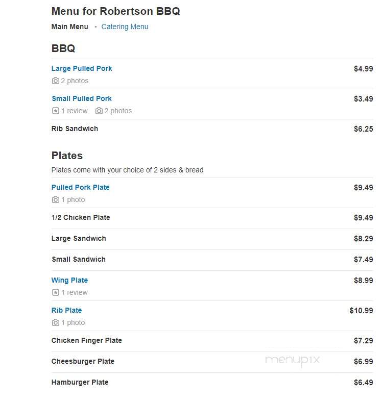 Raccoon Saloon - Marlboro, NY menu_pic