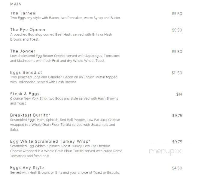 Joseph's Restaurant - Greensboro, NC menu_pic