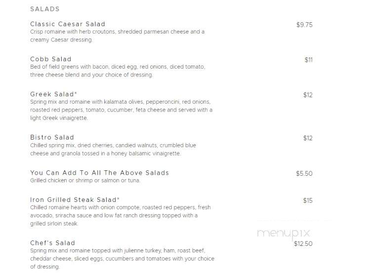 Joseph's Restaurant - Greensboro, NC menu_pic
