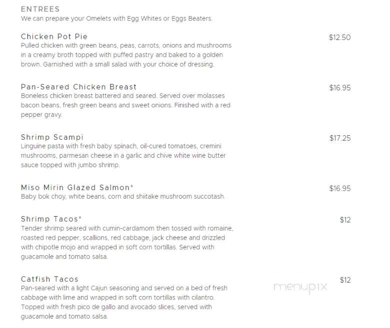 Joseph's Restaurant - Greensboro, NC menu_pic