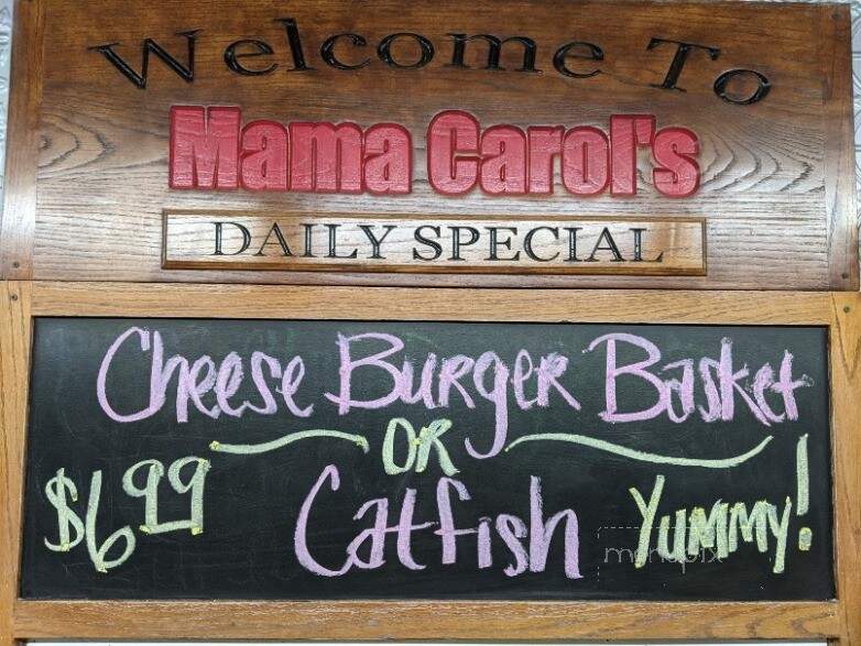 Mama Carol's Kitchen - Chickasha, OK menu_pic