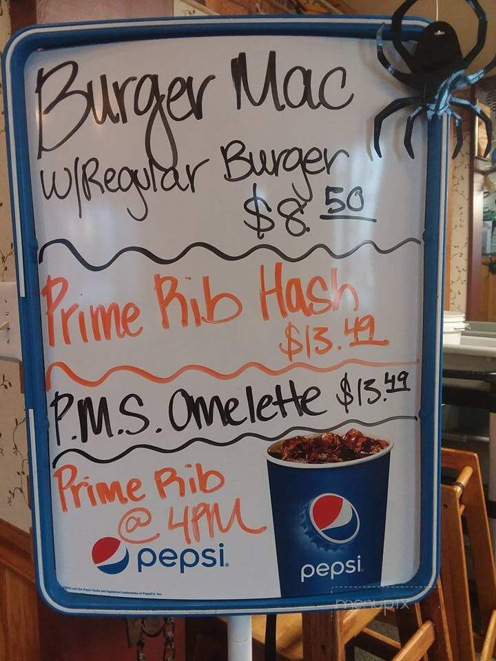 Little Crane Cafe - Vader, WA menu_pic