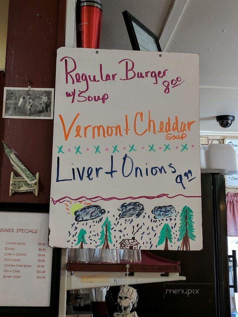 Little Crane Cafe - Vader, WA menu_pic