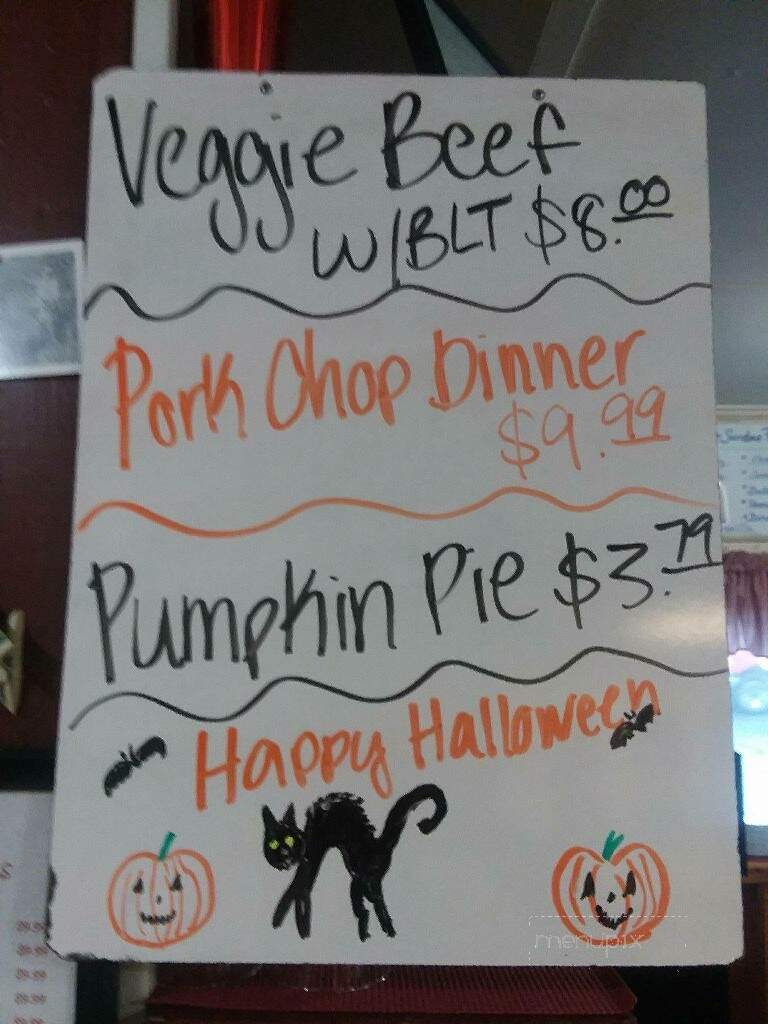 Little Crane Cafe - Vader, WA menu_pic