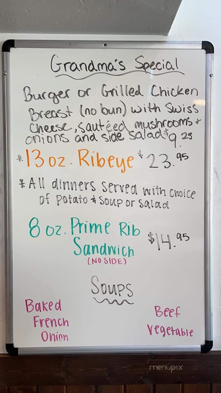Lynn's Creekside Bar & Grill - Adell, WI menu_pic