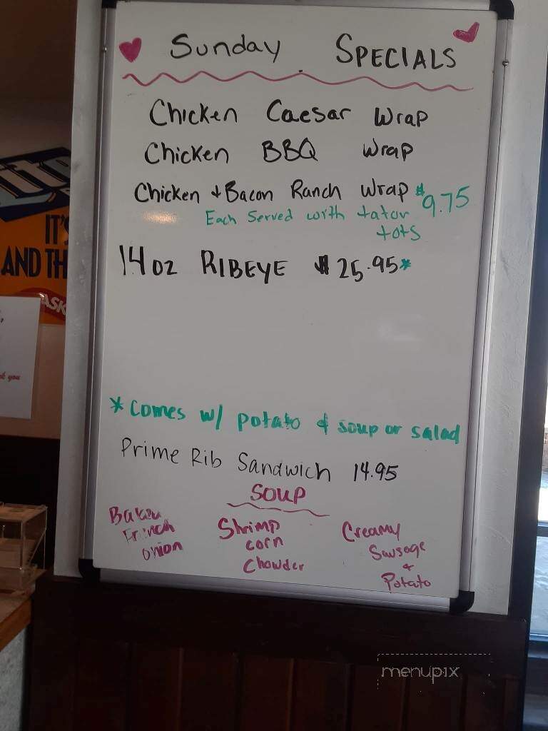 Lynn's Creekside Bar & Grill - Adell, WI menu_pic