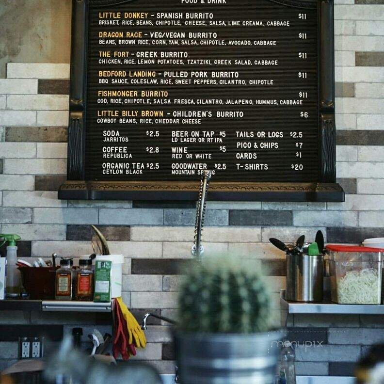 Little Donkey Food and Drink - Langley, BC menu_pic