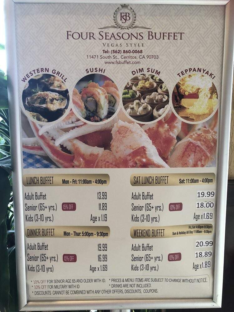 Four Seasons Buffet - Cerritos, CA