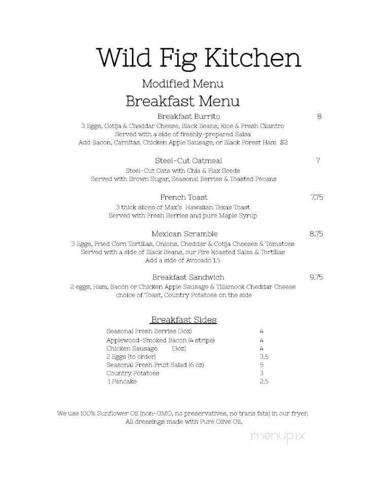 Wild Fig Kitchen - Coarsegold, CA