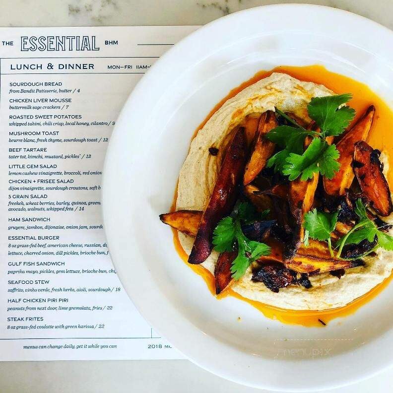 The Essential - Birmingham, AL menu_pic