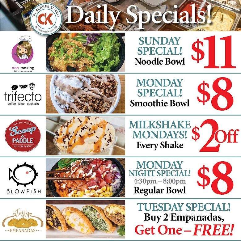 The Common Kitchen - Clarksville, MD menu_pic