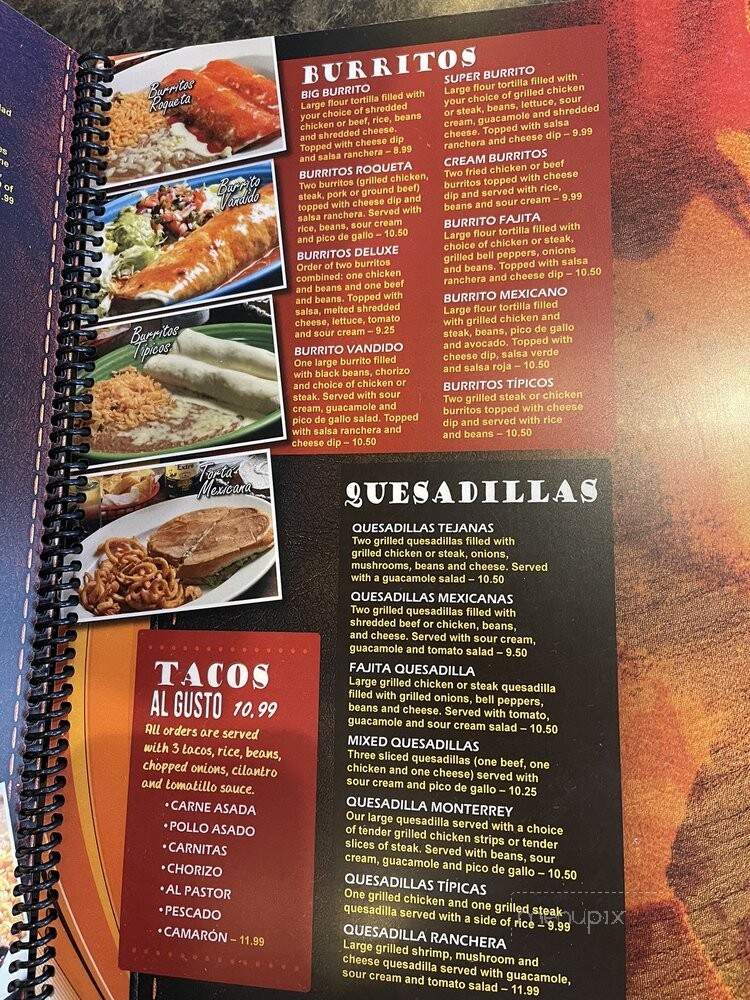 Los Mezquites Mexican Grill - Sherrills Ford, NC menu_pic