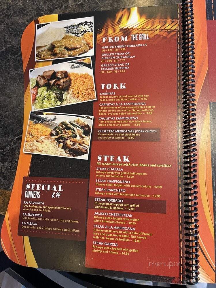 Los Mezquites Mexican Grill - Sherrills Ford, NC menu_pic