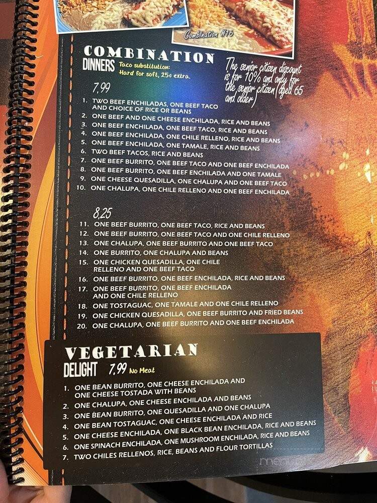 Los Mezquites Mexican Grill - Sherrills Ford, NC menu_pic