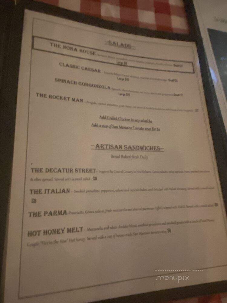 The Nona Slice House - Safety Harbor, FL menu_pic