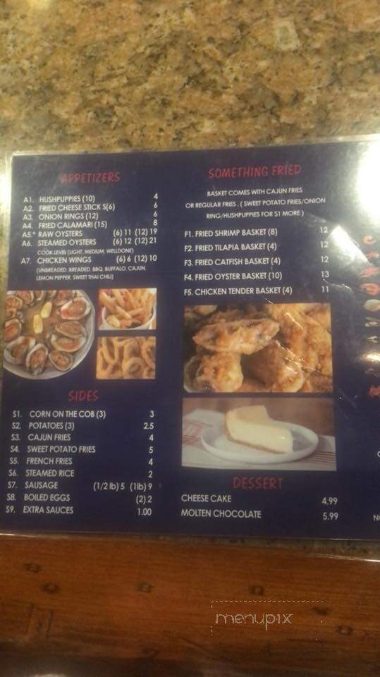 Juicy Crab House - Crestview, FL menu_pic
