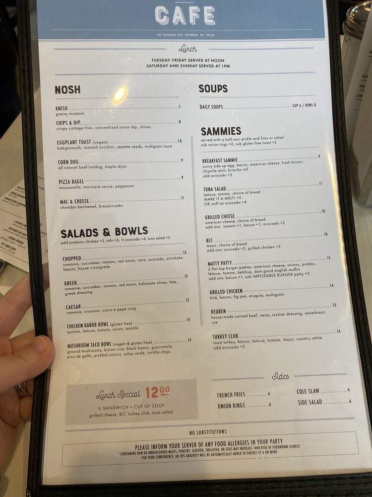Jay Street Cafe - Katonah, NY menu_pic
