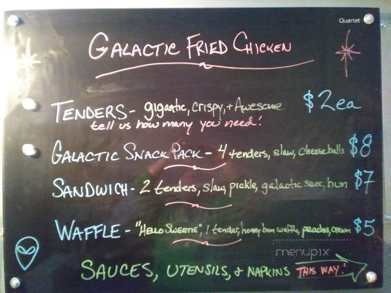Galactic Fried Chicken - Dayton, KY menu_pic