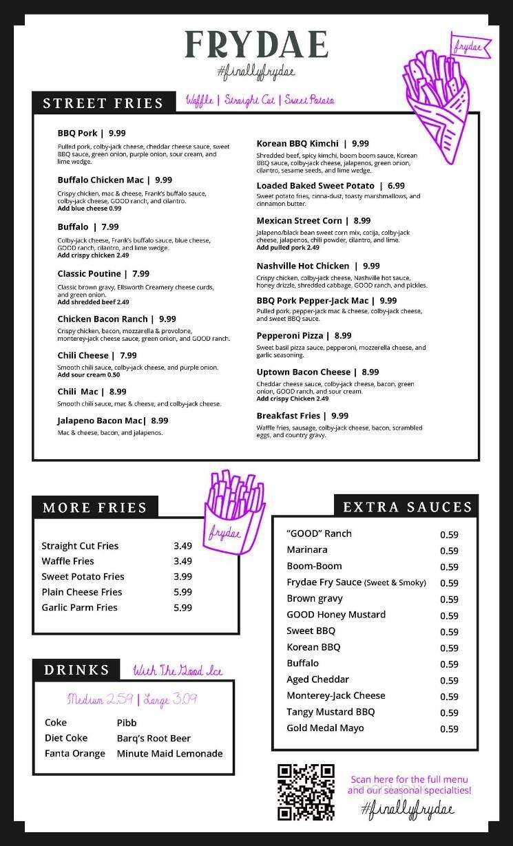 Frydae - Marion, IA menu_pic