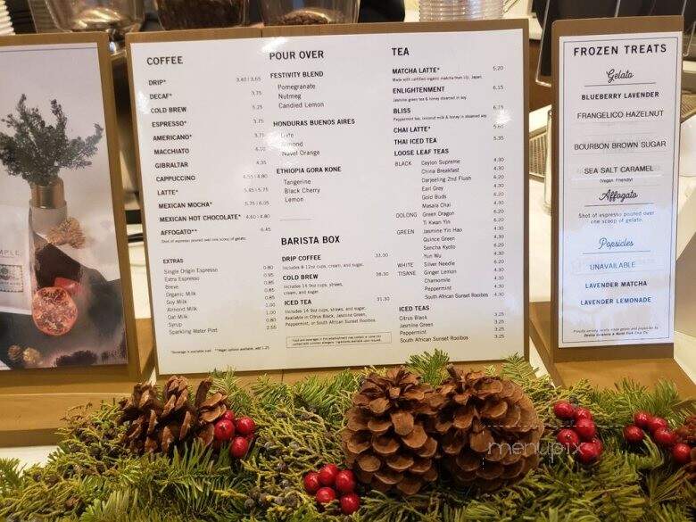 Temple Coffee Roasters - Folsom, CA menu_pic