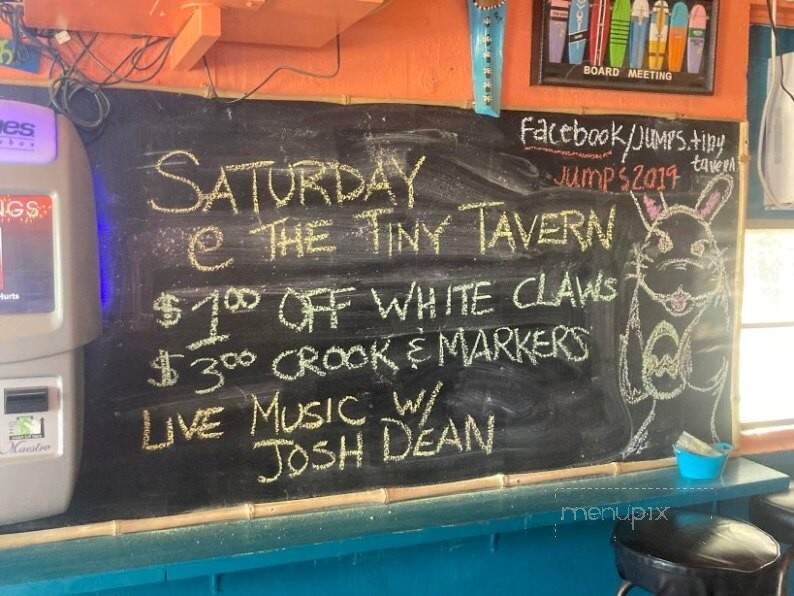 Jump's Tiny Tavern - Cocoa Beach, FL menu_pic