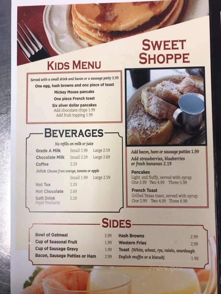 Royal Oak Family Restaurant - Rensselaer, IN menu_pic