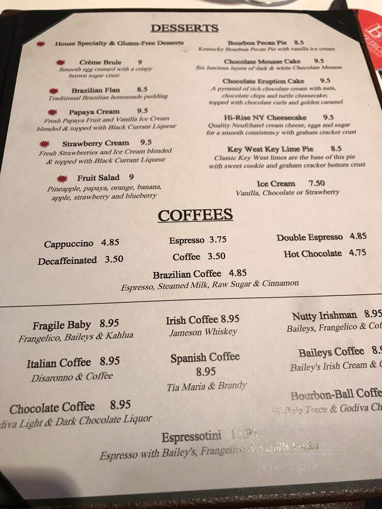 Brazeiros Brazilian Steakhouse - Louisville, KY menu_pic