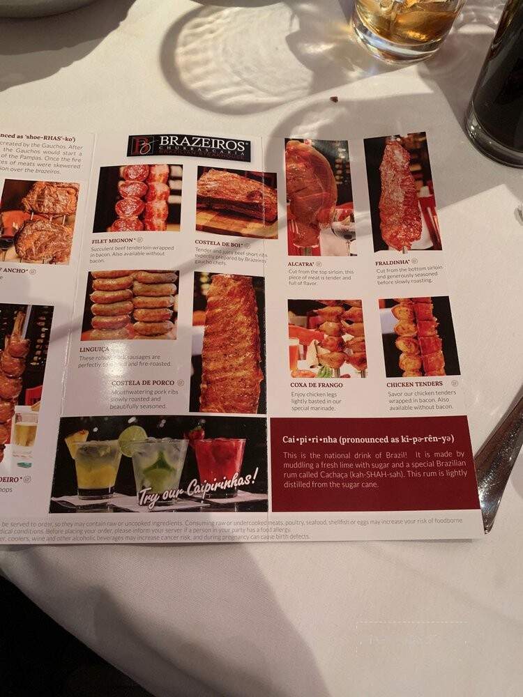 Brazeiros Brazilian Steakhouse - Louisville, KY menu_pic