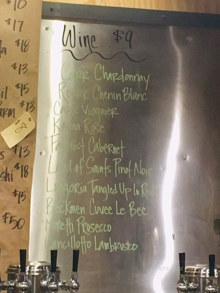 Industrial Eats - Buellton, CA menu_pic