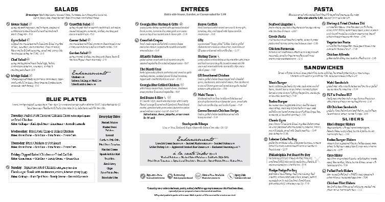 Georgia Blues - Brookhaven, MS menu_pic