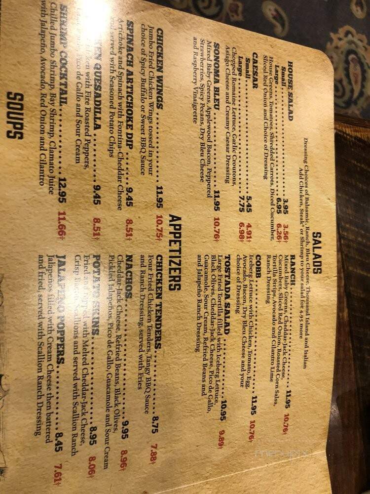 Goldfield's Cafe - Coarsegold, CA menu_pic