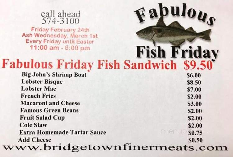 Bridgetown Finer Meats & Wine Shop - Cincinnati, OH menu_pic
