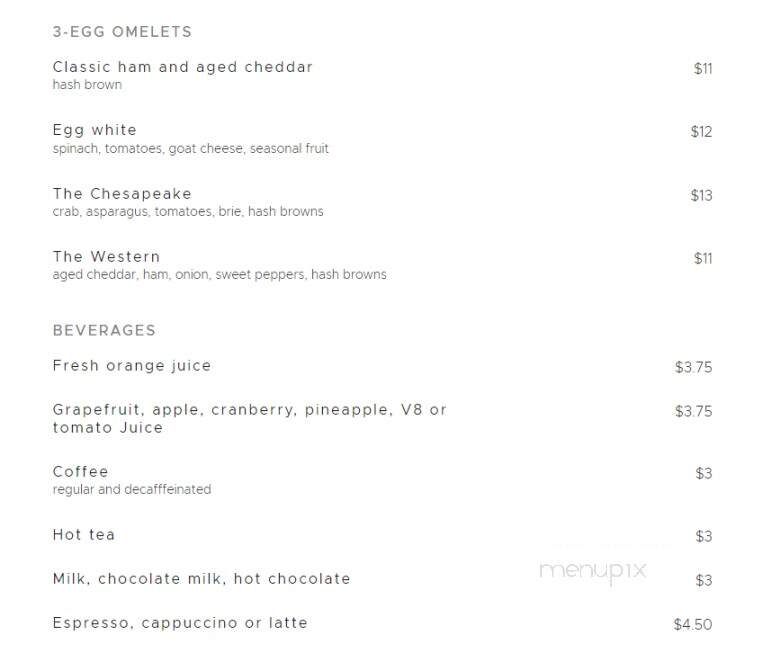 Ellipse Restaurant - Falls Church, VA menu_pic