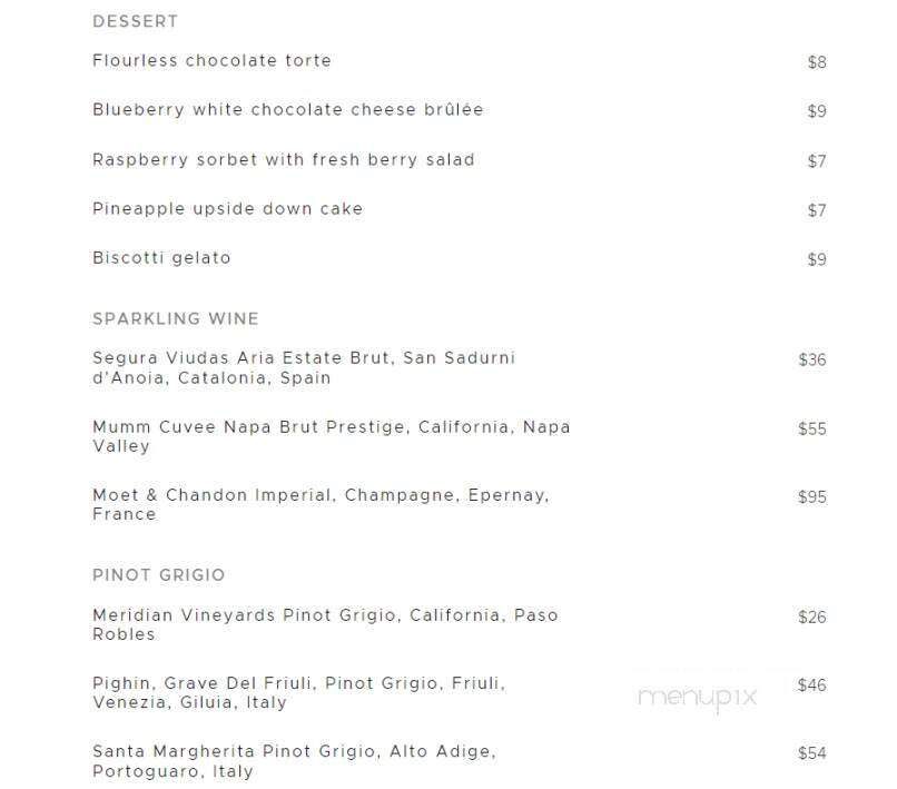 Ellipse Restaurant - Falls Church, VA menu_pic