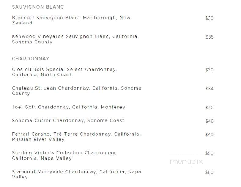 Ellipse Restaurant - Falls Church, VA menu_pic