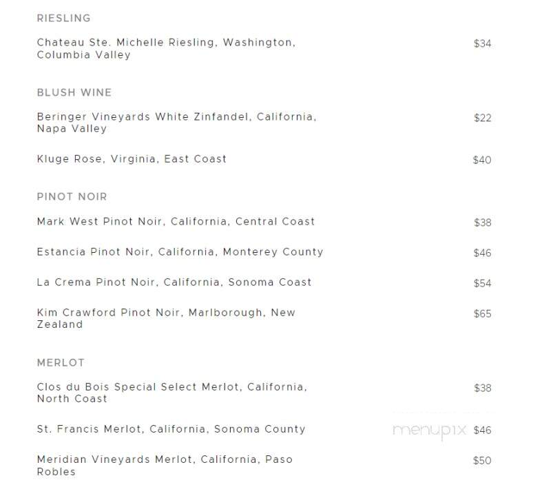 Ellipse Restaurant - Falls Church, VA menu_pic