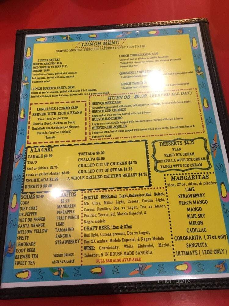 Amigo Joe's - Saint Louis, MO menu_pic