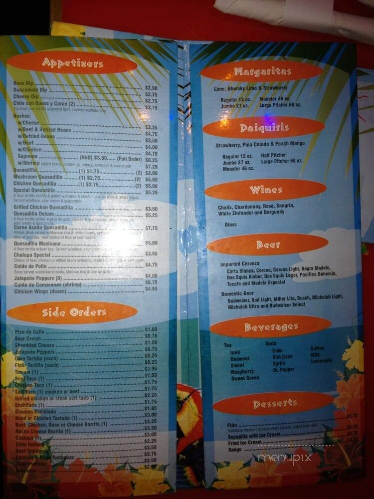 Amigo Joe's - Saint Louis, MO menu_pic