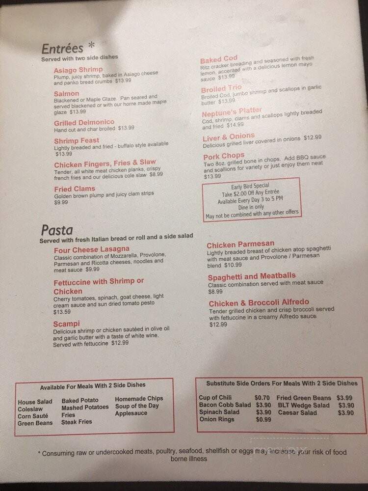 Gil's Cafe - South Park, PA menu_pic