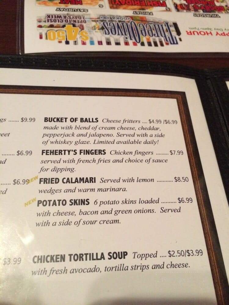 Bogey's at the Club - Scottsdale, AZ menu_pic