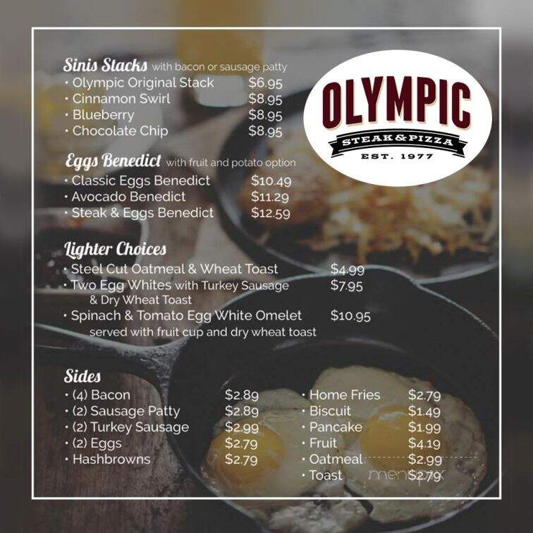 Olympic Steak & Pizza - Atoka, TN menu_pic